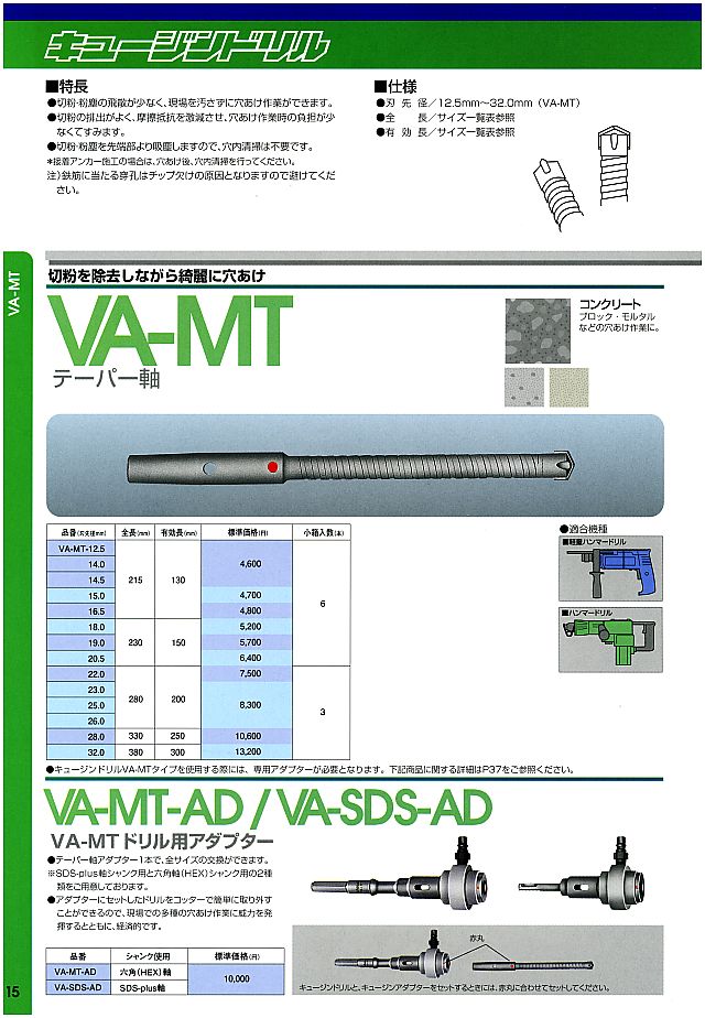 サンコーテクノ コンクリートドリル カタログ 丸甲金物株式会社