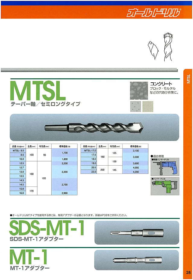 サンコーテクノ コンクリートドリル カタログ 丸甲金物株式会社