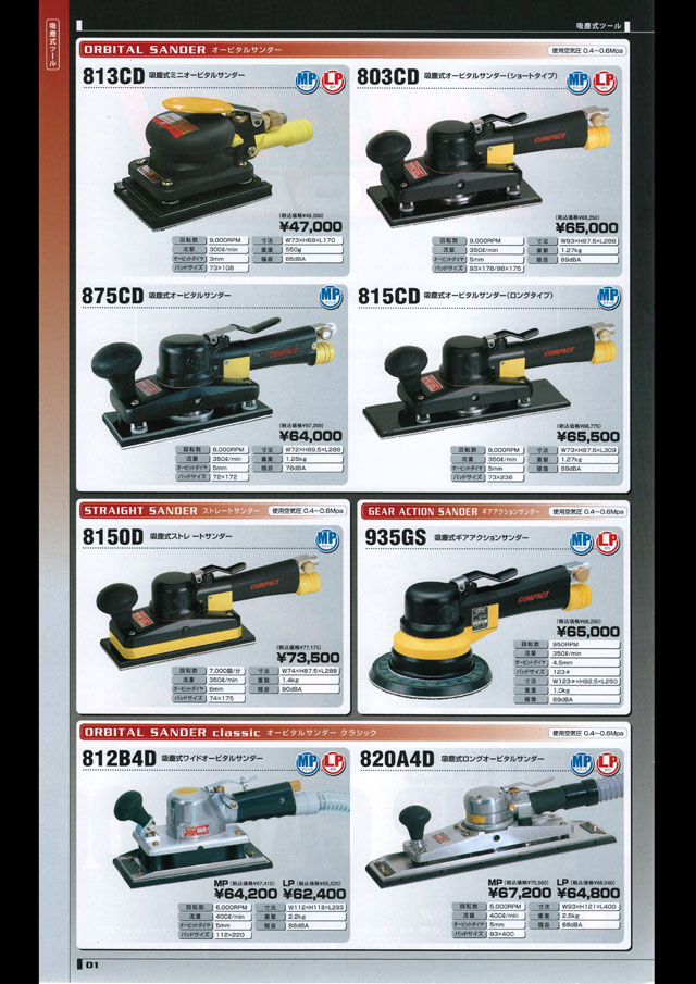 コンパクトツール 非吸塵式オービタルサンダー875C2MPS 875C2MPS 通販