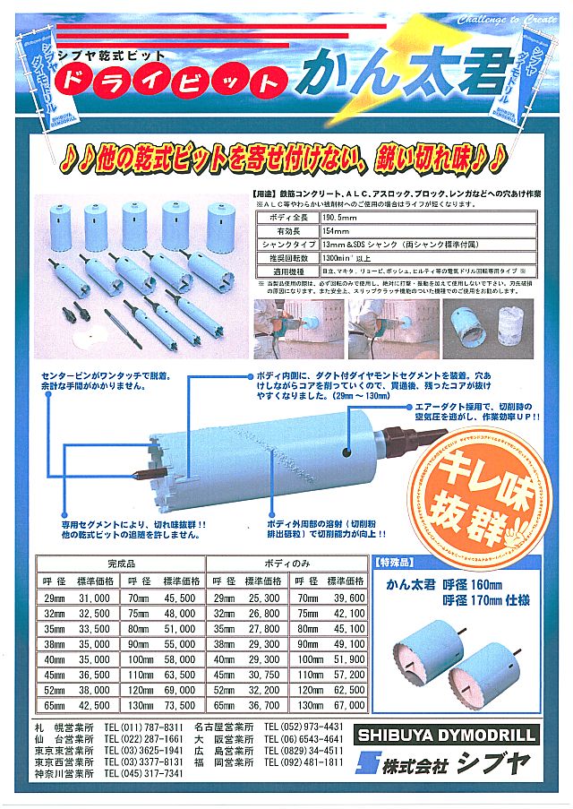 ジブヤ ドライビット かん太君 ｜丸甲金物