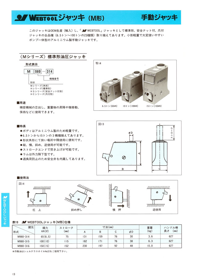 ギフ_包装】 タツマックスメガＯＪ ジャーナルジャッキ揚力１５０ＫＮ 株 大阪ジャッキ製作所 JJ-1513 457-4541 