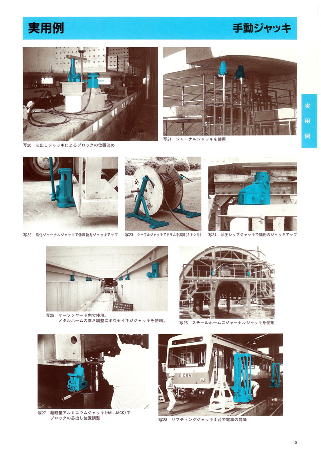 国際ブランド 伝動機ドットコム DIY 日曜大工店大阪ジャッキ製作所 NJ-0615 爪付ジャーナルジャッキ