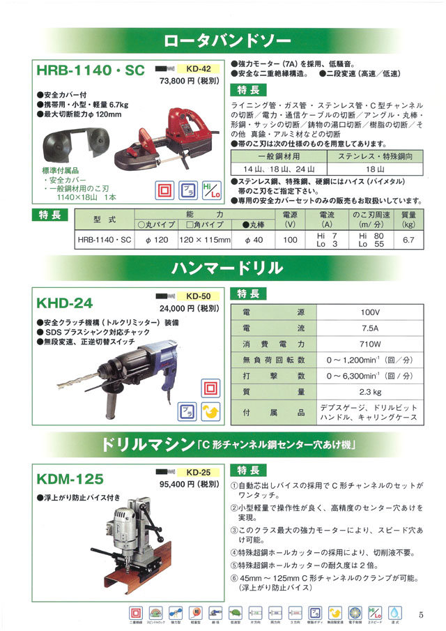 高速電機/Kosoku ローターバンドソー HRB-1140・SC - 工具、DIY用品