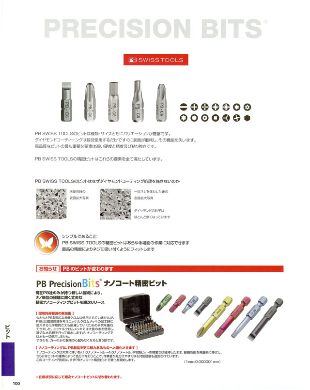 PB SWISS TOOLS ドライバービットセット C6-990 ボックス入り