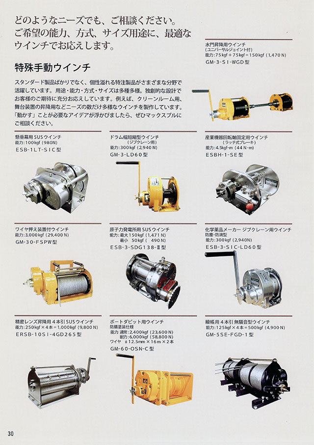 ブランド品専門の ぱーそなるたのめーるマックスプル工業 マックスプル 手動ウインチ ＧＭ−１０ １台 メーカー直送